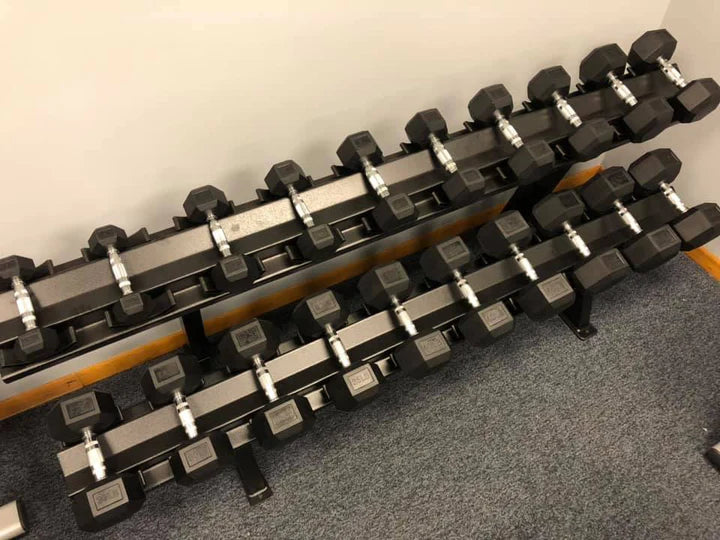 Pure Craft Rubber Hex Dumbbell Set – 5LB to 75LB (Rack Not Included) Pure Craft Industries