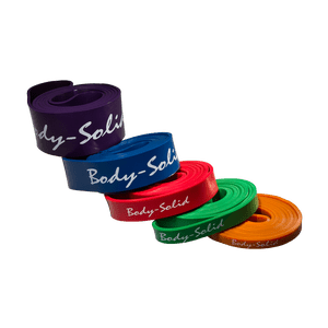 5 pack resistance bands, includes BSTB1,2,3,4,5 Body-Solid