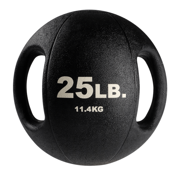Body-Solid Tools 25lb. Dual Grip Medicine Ball