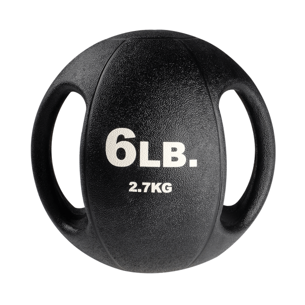 Body-Solid Tools 6lb. Dual Grip Medicine Ball