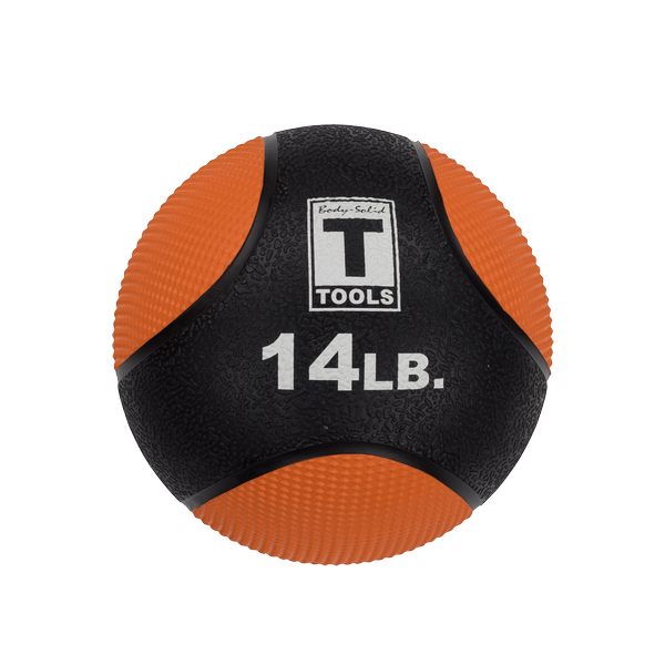 Body-Solid Tools 14lb. Medicine Ball - Orange