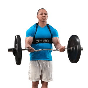Body Solid (BB23) Arm Blaster for Biceps & Triceps - Heavy Duty Workout Bicep Bomber Curl Support Isolator - Exercise Equip