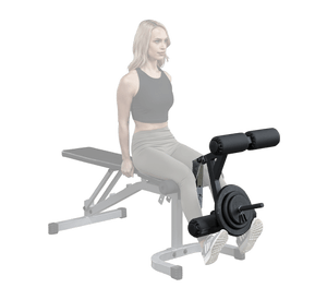 Leg Extensions are designed for ultimate strengthening of the Knee and Thigh muscles. Leg Curls for maximum concentration of Hamstring and Glute muscles.
