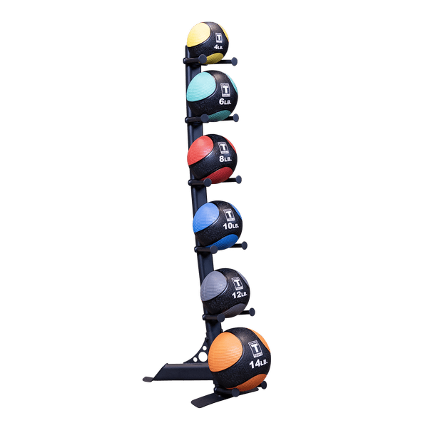 GMR10B - MEDICINE BALL RACK 6 - BLACK Body-Solid