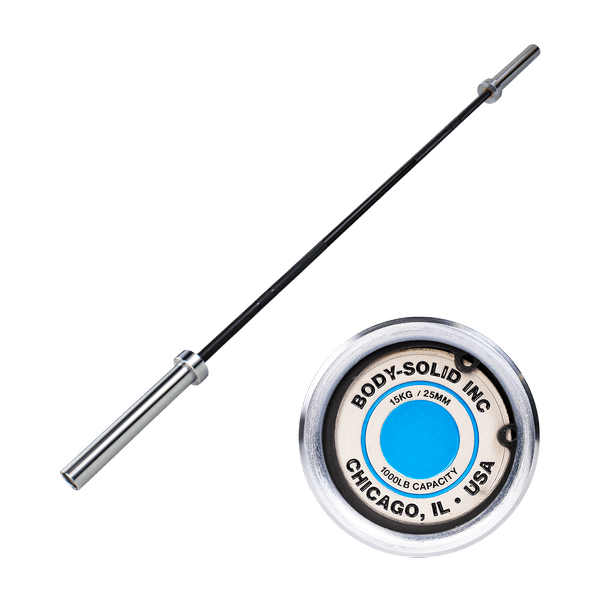 OB79EXT - 7' Lightweight 15kg Olympic Bar - Body-Solid Body-Solid