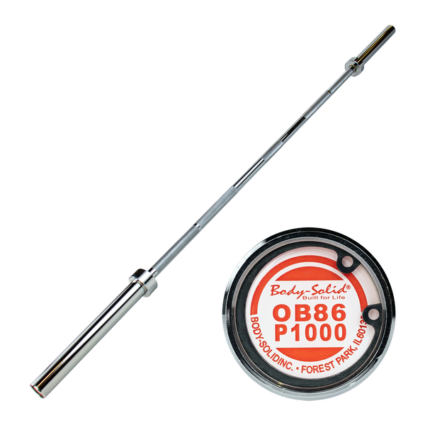 OB86P1000 - 7' P1000 Olympic Power Bar - Body-Solid Body-Solid