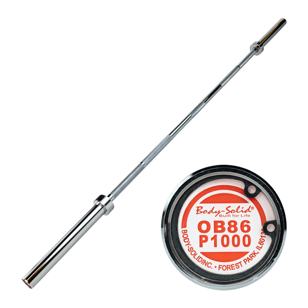 OB86P1000 - 7' P1000 Olympic Power Bar - Body-Solid Body-Solid