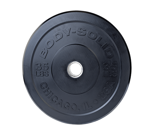 BLACK 35LB CHICAGO EXTREME BUMPER, 17.72", FULL COMMERCIAL, 3 YEAR WARRANTY