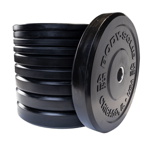 The Chicago Extreme Bumper Plates are the most durable plates in the Body-Solid lineup