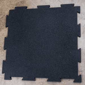 Protect your floors and equipment with Body-Solid Tools Black Puzzle Mats