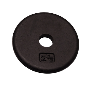 Black Standard Plate 2.5lb