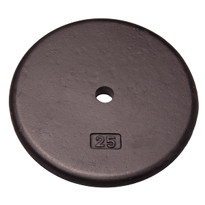 Black Standard Plate 25lb