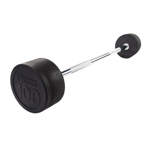 SBB100 - Rubber Coated Fixed Straight Barbell, 100lb Body-Solid