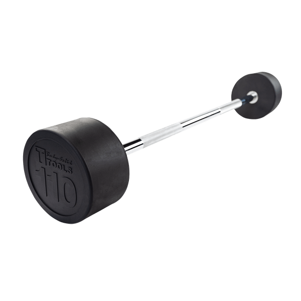 SBB110 - Rubber Coated Fixed Straight Barbell, 110lb Body-Solid