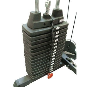 Body-Solid built these weigh stacks to provide a lifetime of reliability and maintenance-free service