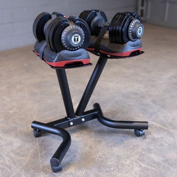 Body Solid Adjustable Dumbbell Stand, for SDBX Dumbbells - Pure Craft Industries