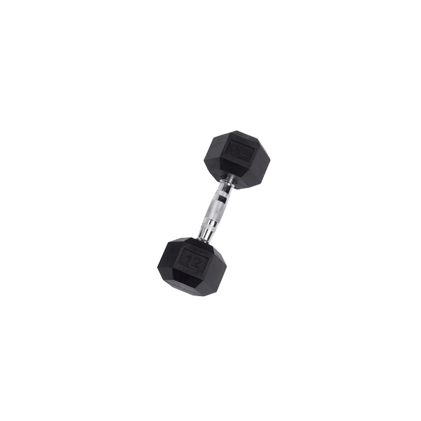 Body-Solid SDR12 Rubber Hex Dumbbell – 12 lb - Pure Craft Industries