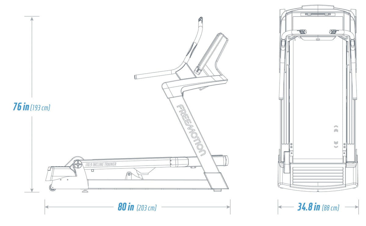 Freemotion SMARTSERIES™ i10.9b Incline Trainer - Pure Craft Industries