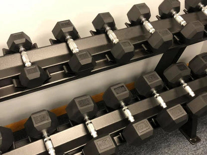 Pure Craft Rubber Hex Dumbbell Set – 5LB to 75LB (Rack Not Included) Pure Craft Industries