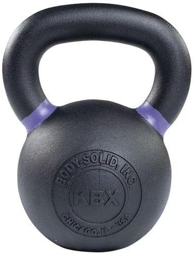 KBX18KG - Premium Training Kettlebell 18kg, 40lb, Light Purple  Band Body-Solid