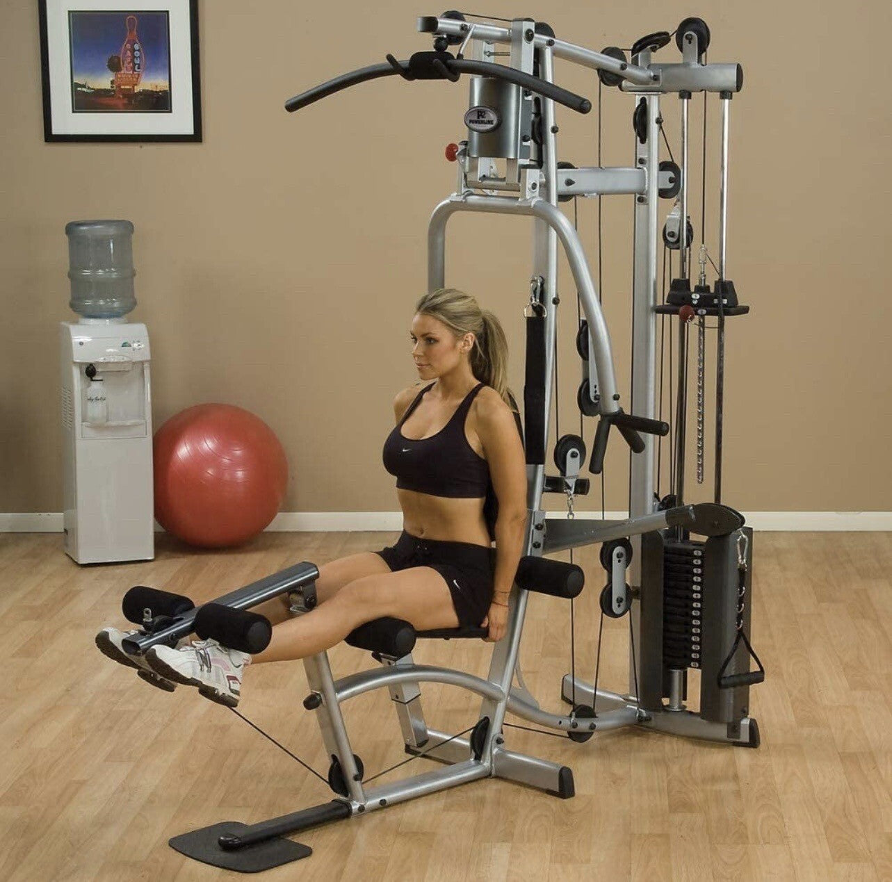 Body-Solid Powerline P2LPX Home Gym Equipment with Leg Press, Grey/Black