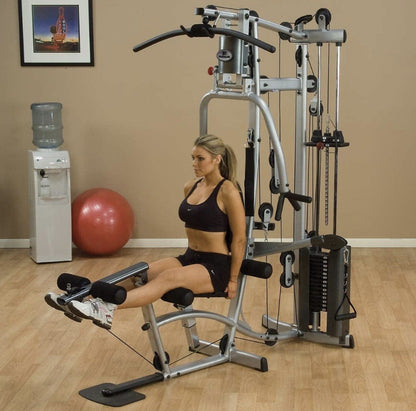 Body-Solid Powerline P2LPX Home Gym Equipment with Leg Press, Grey/Black