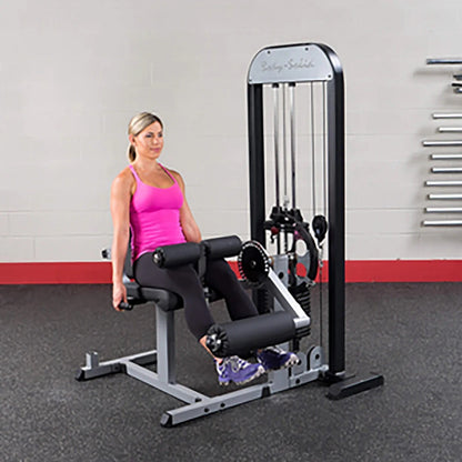 Body Solid Leg Extension and Leg Curl Machine - Gray (GCEC-STK)
