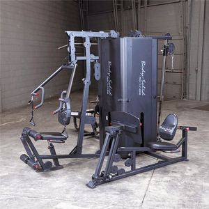 Body-Solid (S1000/3) Pro Clubline Multi-Station Four Weight Stack Commercial Gym Machine, Upper & Lower Body Strength Training Functional Workout Stations for Weights Lifting and Bodybuilding, 310 lb Body-Solid