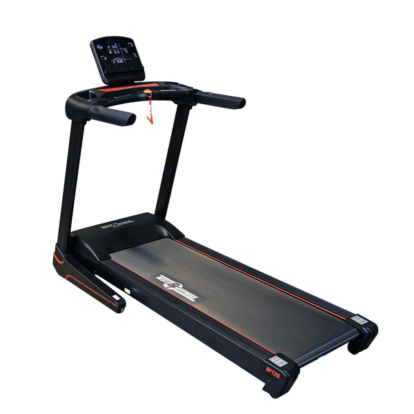 Body-Solid (BFT25) Foldable Incline Treadmill for Jogging & Walking, 300lbs. Weight Capacity, Speed Range 0.6-10 mph, Black