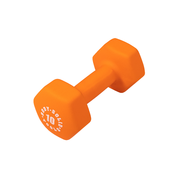 BSTND10 - 10 lb. Body-Solid Tools Neoprene Dumbbell - Body-Solid Body-Solid
