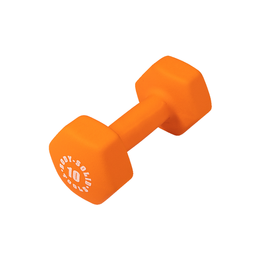 BSTND10 - 10 lb. Body-Solid Tools Neoprene Dumbbell - Body-Solid Body-Solid