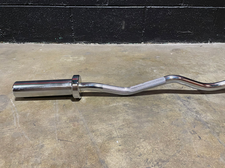PureCraft Olympic EZ Curl Bar – 47.5" Chrome Finish (PCI-CURL47) Pure Craft Industries