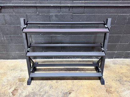 PureCraft 3-Tier Dumbbell Rack (Fits 5–50lb Hex Dumbbells) Pure Craft Industries