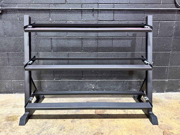 PureCraft 3-Tier Dumbbell Rack (Fits 5–50lb Hex Dumbbells) Pure Craft Industries