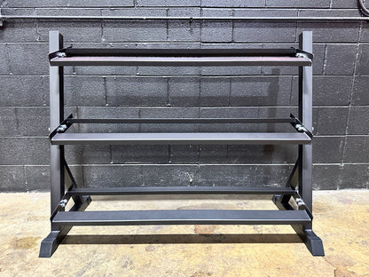 PureCraft 3-Tier Dumbbell Rack (Fits 5–50lb Hex Dumbbells) Pure Craft Industries