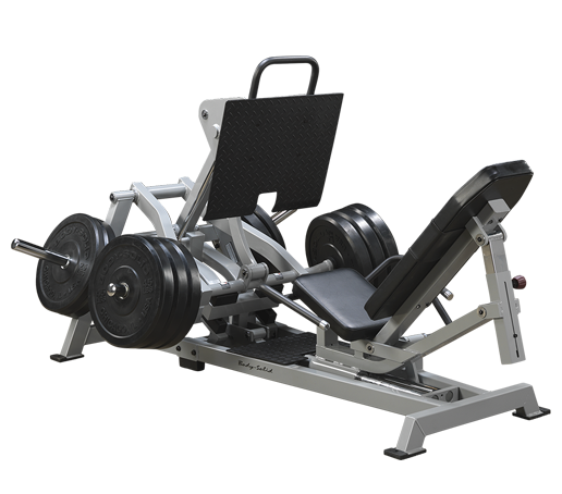Body-Solid (LVLP Leverage Horizontal Leg Press Machine for Home Gym - Heavy Duty Workout Equipment for Full Lower Body Workouts, 1000lb Weight CapacitySolid Body-Solid