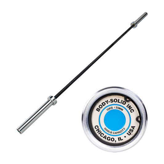 OB79EXT - 7' Lightweight 15kg Olympic Bar - Body-Solid Body-Solid