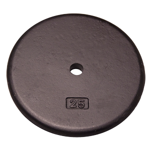 Black Standard Plate 25lb