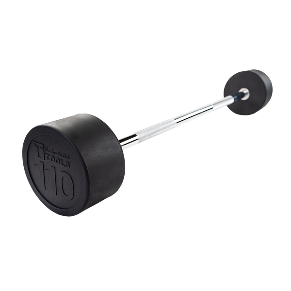 SBB110 - Rubber Coated Fixed Straight Barbell, 110lb Body-Solid