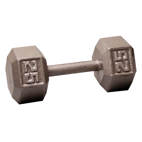 SDX25 - 25 Lb. Cast Iron Hex Dumbbell - Body-Solid Body-Solid