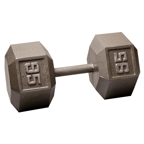 SDX95 - 95 Lb. Cast Iron Hex Dumbbell - Body-Solid Body-Solid