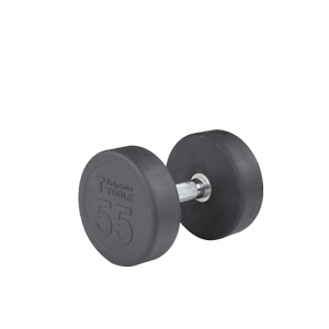 Body-Solid SDP55 Round Rubber Dumbbell – 55 lb - Pure Craft Industries