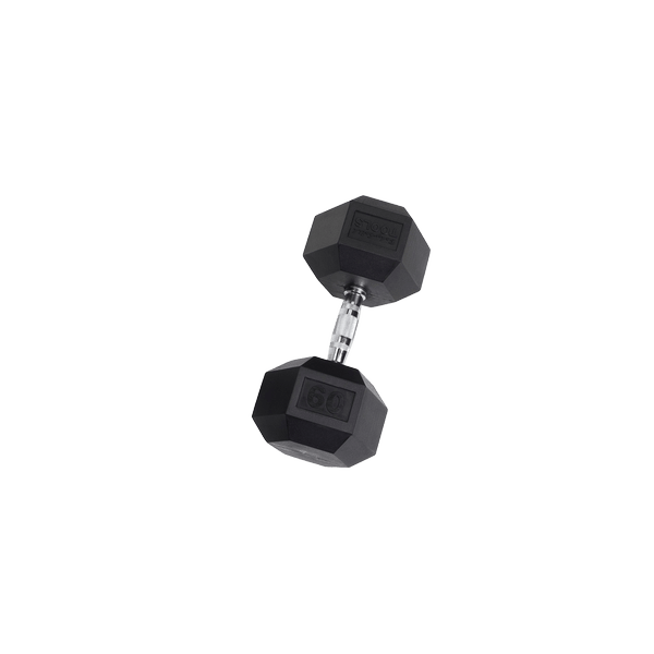 Body-Solid SDR60 Rubber Hex Dumbbell – 60 lb - Pure Craft Industries