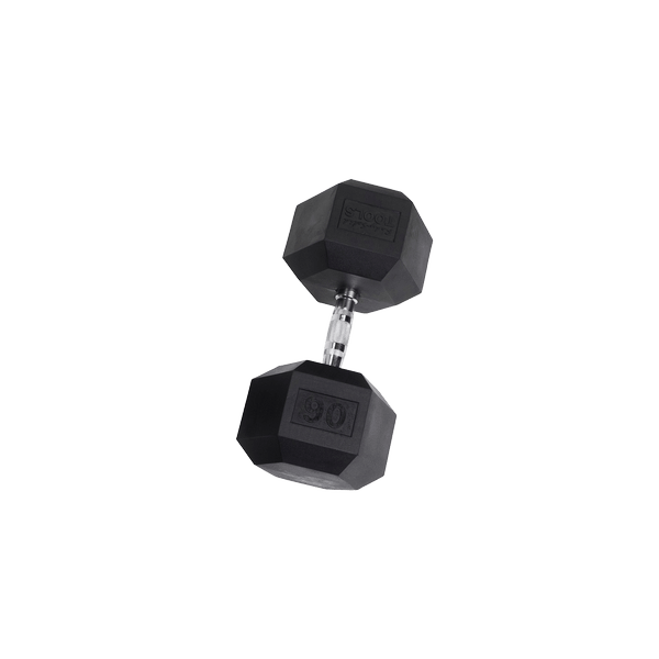 Body-Solid SDR90 Rubber Hex Dumbbell – 90 lb - Pure Craft Industries