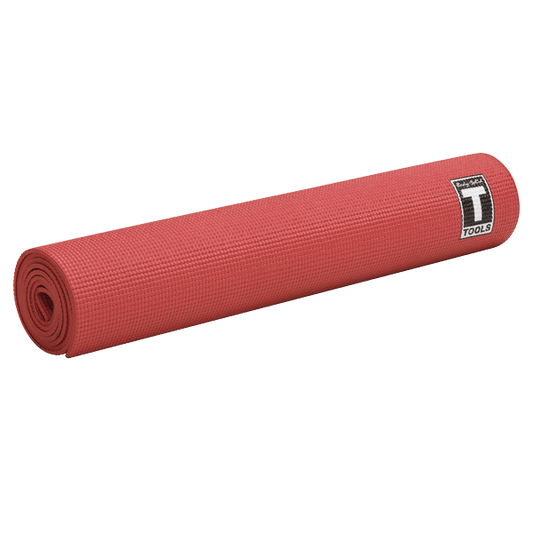 BSTYM5 - 5mm Red Body-Solid Tools Yoga Mat - Body-Solid - Pure Craft Industries