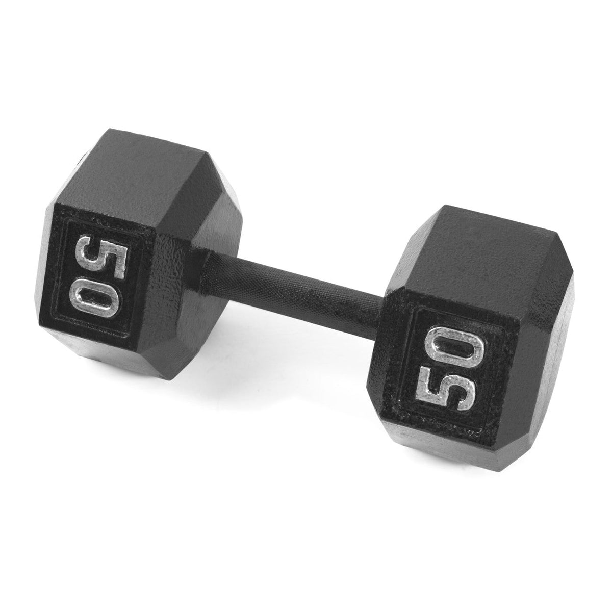 CAP 5 lb Cast Iron Hex Dumbbell | Black - Pure Craft Industries