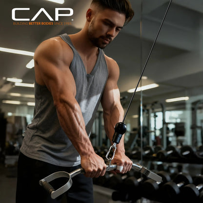 CAP Cambered Pro-Style Lat Bar with Rubber Grips - Pure Craft Industries