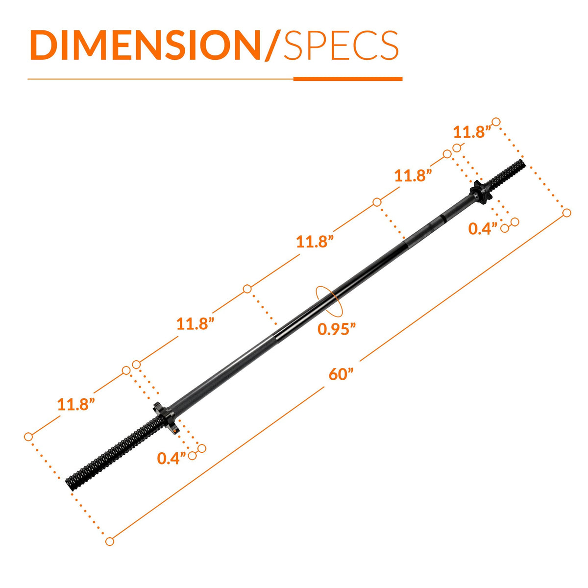 CAP Standard Threaded Bar, 5-Feet - Pure Craft Industries