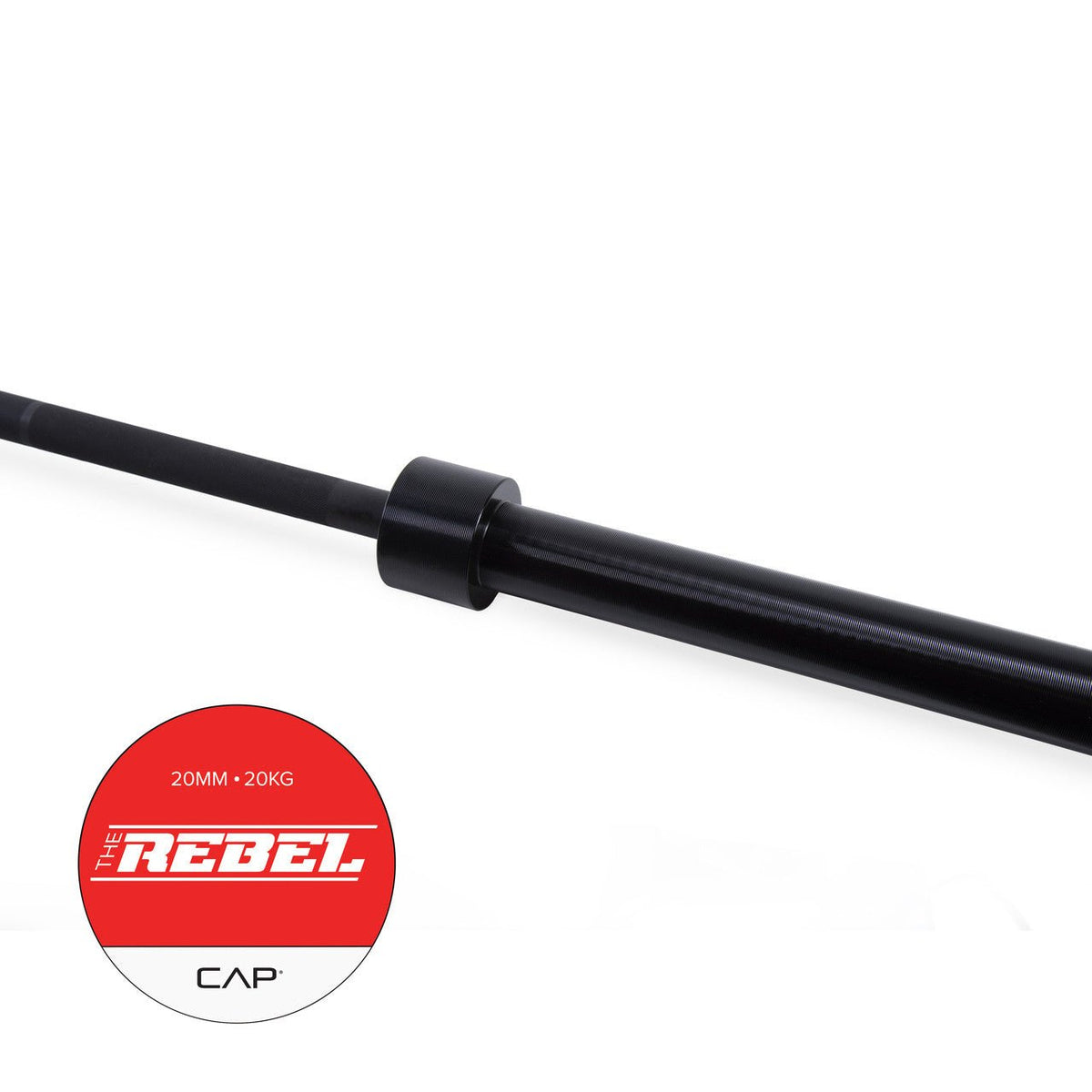 CAP "The Rebel" Olympic Power Barbell Bar | Black - Pure Craft Industries