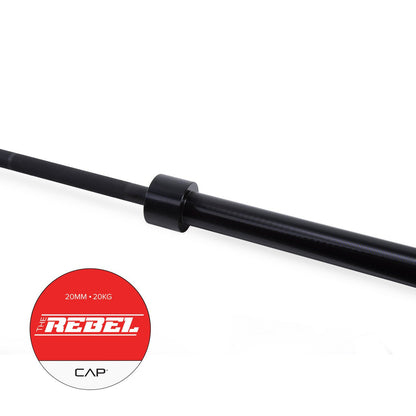 CAP "The Rebel" Olympic Power Barbell Bar | Black - Pure Craft Industries